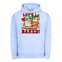 Pigment Grape Ice let's get baked Urban Hoodie - FaDigitalArtStudio