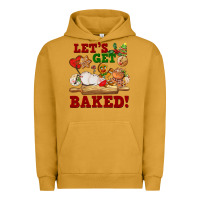 Pigment Peanut Butter let's get baked Urban Hoodie - FaDigitalArtStudio
