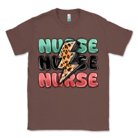 Chestnut nurse leopard lightning bolt Classic Tee - MaliasSmallBusiness