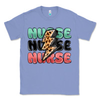 Colony Blue nurse leopard lightning bolt Classic Tee - MaliasSmallBusiness