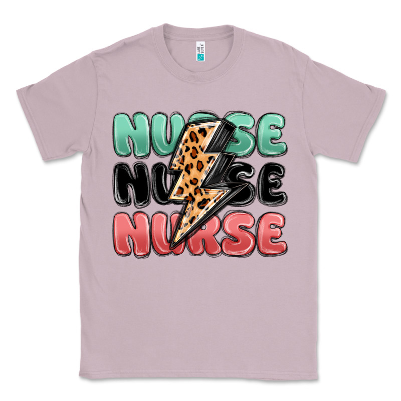 Nurse Leopard Lightning Bolt Classic Tee by MaliasSmallBusiness | Teevron