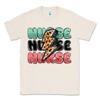 Natural nurse leopard lightning bolt Classic Tee - MaliasSmallBusiness