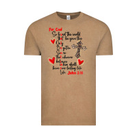 Vintage Coffee for god so loved the world Vintage Tee - MaliasSmallBusiness