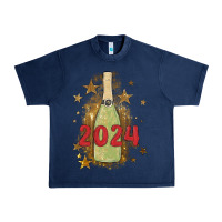 Navy sparkly champagne Urban Heavy Tee - MaliasSmallBusiness