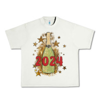 Pistachio sparkly champagne Urban Heavy Tee - MaliasSmallBusiness