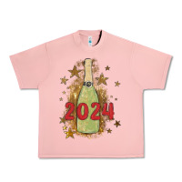 Salmon sparkly champagne Urban Heavy Tee - MaliasSmallBusiness