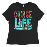 Black cruise  life Ladies Tee - AdoDesignShop
