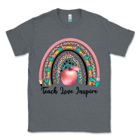 Charcoal Heather teach love inspire Classic Tee - JahusDesignShop
