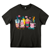 Asphalt teacher coffee cup Heavy Core Tee - AdoDesignShop
