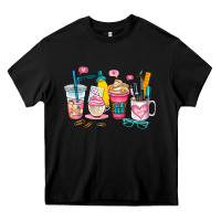 Black teacher coffee cup Heavy Core Tee - AdoDesignShop