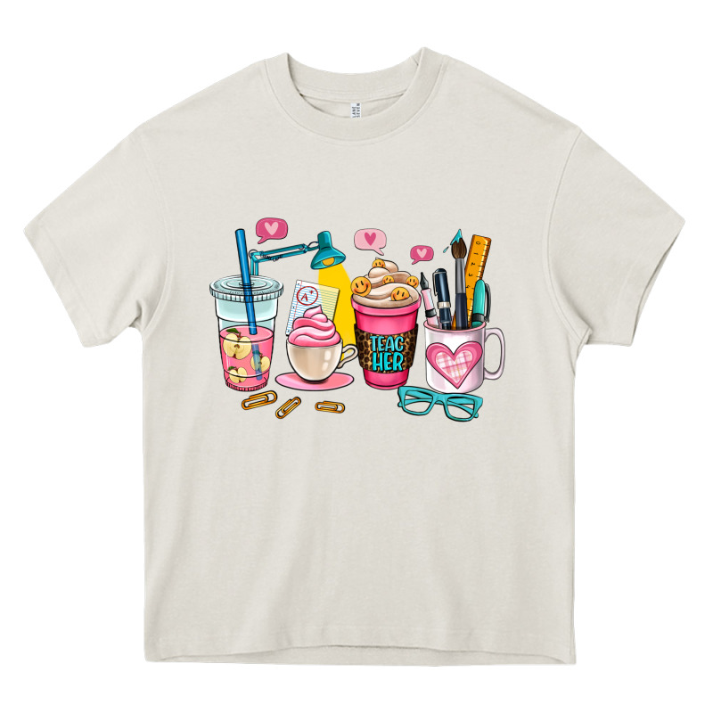 Teacher Coffee Cup Heavy Core Tee by AdoDesignShop | Teevron