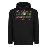 Black volunteer coordinator mardi gras cowgirl Heavyweight Hoodie - CowGirlArtShop