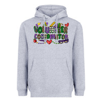 Heather Grey volunteer coordinator mardi gras cowgirl Heavyweight Hoodie - CowGirlArtShop