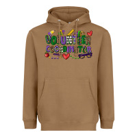 Toasted Coconut volunteer coordinator mardi gras cowgirl Heavyweight Hoodie - CowGirlArtShop
