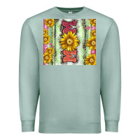 Seafoam Mom leopard Premium Sweatshirt - CowGirlArtShop