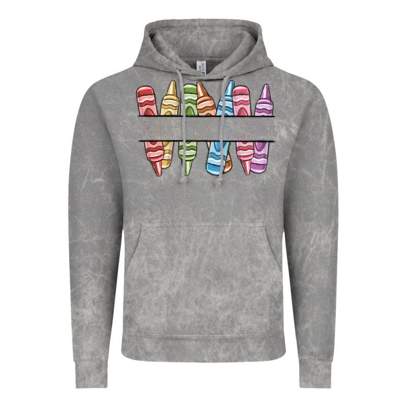 Custom Crayons Vintage Hoodie by MaliasSmallBusiness | Teevron