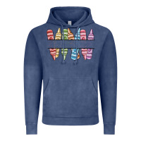 Vintage Denim custom crayons Vintage Hoodie - MaliasSmallBusiness