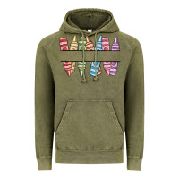 Vintage Olive custom crayons Vintage Hoodie - MaliasSmallBusiness