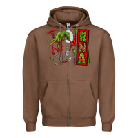 Chestnut Christmas Character Zipper Hoodie - NancyCooperArtShop