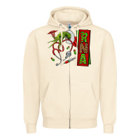 Sandshell Christmas Character Zipper Hoodie - NancyCooperArtShop