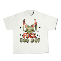 Pistachio fuck this shit Urban Heavy Tee - MaliasSmallBusiness