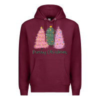 Merry Christmas Trees Premium Hoodie | Teevron