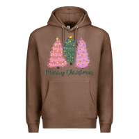 Chestnut merry christmas trees Premium Hoodie - CowGirlArtShop