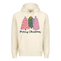 Tofu merry christmas trees Premium Hoodie - CowGirlArtShop