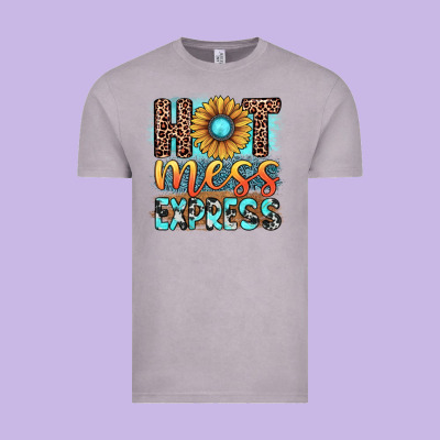 Hot Mess Express Vintage Tee Designed By Jahusdesignshop
