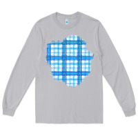 Moon Dust Winter Tartan Patch Long Sleeve Tee - BundleAndBundleShop