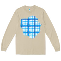 Mushroom Winter Tartan Patch Long Sleeve Tee - BundleAndBundleShop