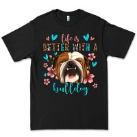 Black life is better with a bulldog Premium Tee - Jasminsmagicworld