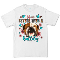 White life is better with a bulldog Premium Tee - Jasminsmagicworld