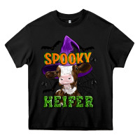 Black Spooky heifer halloween Heavy Core Tee - Artiststas
