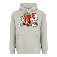 Moon Dust christmas joy girl gnome Heavyweight Hoodie - CowGirlArtShop