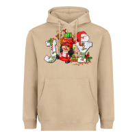 Mushroom christmas joy girl gnome Heavyweight Hoodie - CowGirlArtShop
