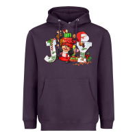 Plum christmas joy girl gnome Heavyweight Hoodie - CowGirlArtShop