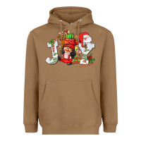 Toasted Coconut christmas joy girl gnome Heavyweight Hoodie - CowGirlArtShop