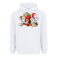 White christmas joy girl gnome Heavyweight Hoodie - CowGirlArtShop