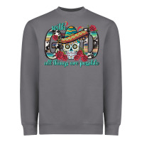 Storm With God All Things Are Possible With Sombrero Sku Heavyweight Sweatshirt - BundleAndBundleShop