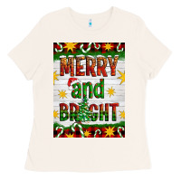 Bone Merry And Bright Ladies Tee - Artiststas