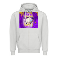 Dove Grey Freak In The Sheets Zipper Hoodie - texasbilliewilder