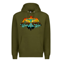 Army Green thunderbird wild soul Premium Hoodie - JahusDesignShop