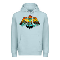 Blue Mist thunderbird wild soul Premium Hoodie - JahusDesignShop