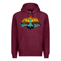 Burgundy thunderbird wild soul Premium Hoodie - JahusDesignShop