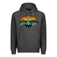 Charcoal Heather thunderbird wild soul Premium Hoodie - JahusDesignShop