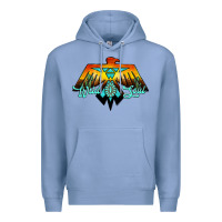 Colony Blue thunderbird wild soul Premium Hoodie - JahusDesignShop