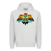 Dove Grey thunderbird wild soul Premium Hoodie - JahusDesignShop
