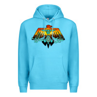 Ocean Blue thunderbird wild soul Premium Hoodie - JahusDesignShop