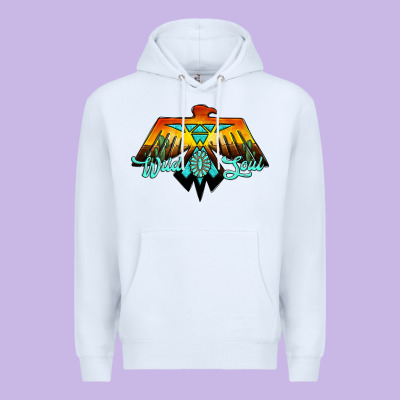 Thunderbird Wild Soul Premium Hoodie Designed By Jahusdesignshop